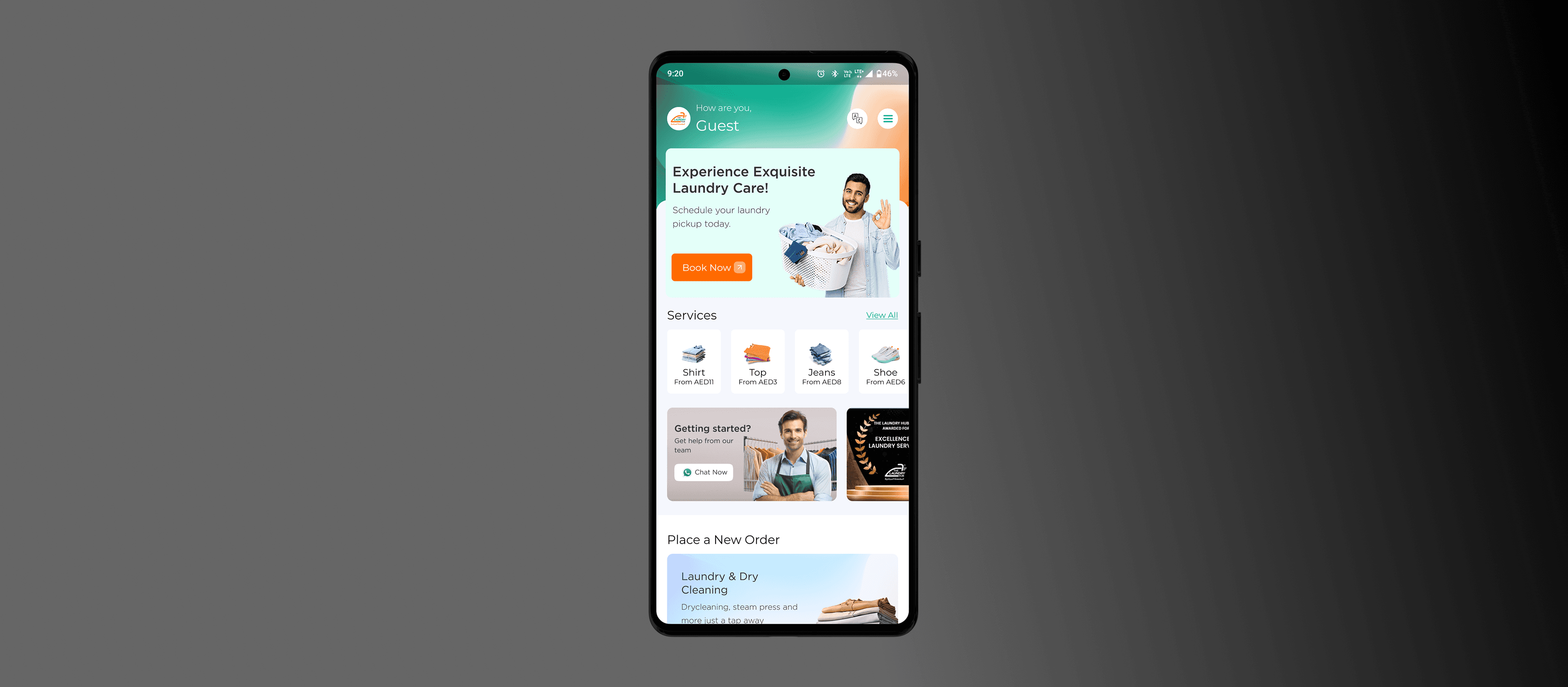 Laundry Hub – Customer App